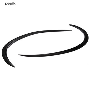 FENDER [pepik] 2 piezas de fibra de carbono para coche, rueda de cejas, arco de cejas, labios, tira de labios, protector de llamarada [pepik]