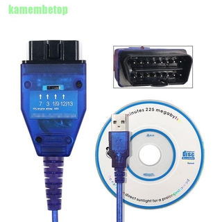 [Kam] cable De Diagnóstico Vag Kkl 409 Usb+Ecu escáner Obd Obd2 Vag Kkl 409