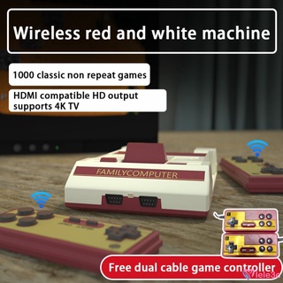 Consola de juegos inalámbrica g FC Family consola de videojuegos de doble mango construido en 1000 juegos consola de juegos en casa regalos para niños lele