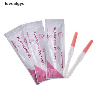 Loveaigyo 5pcs home private early pregnancy hcg urine midstream test strips test tool CL (1)