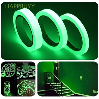 HAPPBUYY New Self Adhesive Various sizes Warning Stickers Green Luminous Tape Fluorescent Tape Stairs Stage Safety Security stick 3m Glow In The Dark