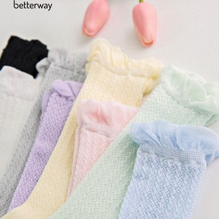 calcetines de verano lindos para recién nacidos/bebés/bebés por encima de la rodilla