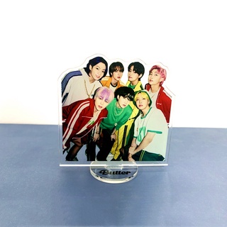 Kpop BTS mantequilla acrílico Stand up escritorio adorno ventilador regalo (1)