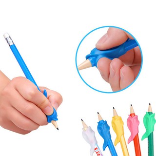 [BK]Bakilili 10 pzs pluma de delfines/dispositivo de corrección de postura para escritura/útiles escolares para niños/estudiantes (9)