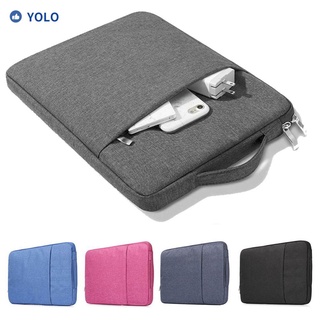 YOLO 13.3 14 15.6 inch Universal Laptop Sleeve Case Ultra Thin Protective Pouch Laptop Handbag Portable Fashion Large Capacity Shockproof Notebook Cover/Multicolor