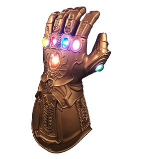 Guantelete Avengers Infinity War Thanos LED guantes Cosplay PVC látex guante (3)