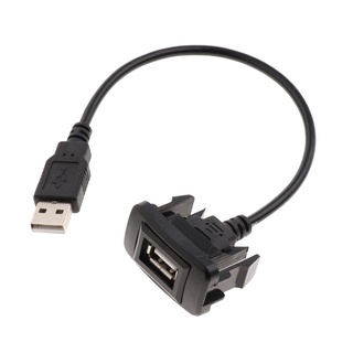 FOR TOYOTA VIGO FORTUNER 1PC PORT USB IN SOCKET AND CABLE