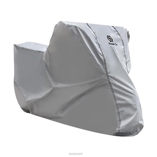 Universal a prueba de polvo Oxford tela plegable impermeable al aire libre refugio de almacenamiento con agujero de bloqueo cubierta de la motocicleta (1)