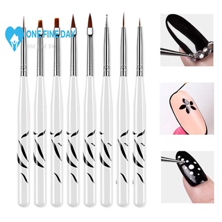 8 pzs bolígrafos de arte de uñas, plumas de dibujo, bolígrafos tallados, bolígrafos de perforación R1L8