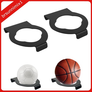 Brsunnimix1 2 piezas soporte De Acrílico Para Bola De pared/soporte De pared Para baloncesto/fútbol/rueter