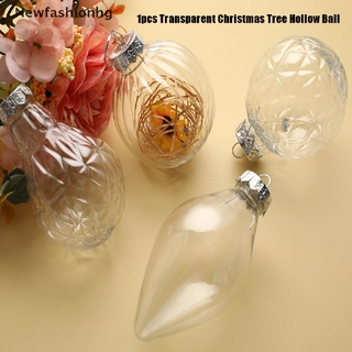 (Newfashionhg) Transparent Plastic Ball Clear Plastic Craft Ball Baubles For Christmas Decors On Sale (8)