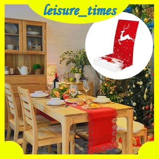 Leisure_times fundas extraíbles para silla de navidad, decoración de navidad, fundas de asiento elástico, respaldo alto, silla, decoración de cocina, máquina (9)