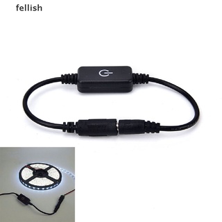 [Fellish] Touch Inline Dimmer Switch Control Adapter For LED Strip Panel Lights DC 12-24V 436CL
