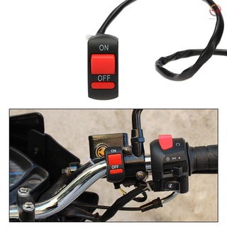 interruptor universal para manillar de bicicleta atv para motocicleta/botón de apagado (2)