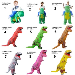 Disfraz de dinosaurio Cosplay fantasía inflable dinosaurio disfraces de Halloween