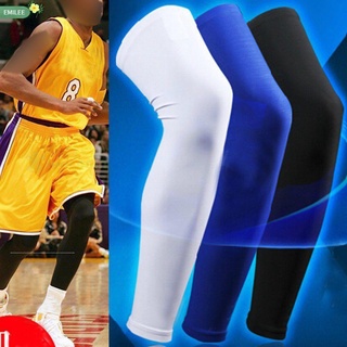 EMILEE💋 nueva rodilla cubierta de pierna actividades Protector mangas engranaje enfriamiento baloncesto moda deportes suave