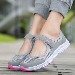 tenis casuales de malla transpirables para mujer/zapatos de verano/fitness/correr/correr
