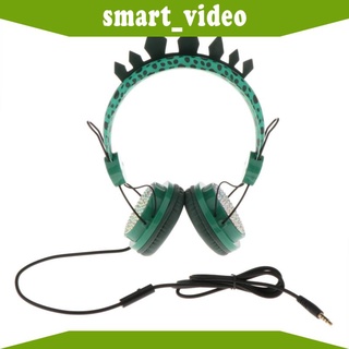 Audífonos De dinosaurio De dinosaurio Para niños/niños/audífonos con cable De 3.5mm/audífonos con diadema ajustable Sobre la oreja (4)