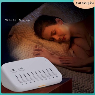 configuración del temporizador de la máquina de ruido blanco recargable para dormir viajes bebés