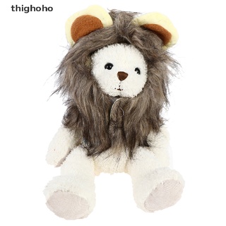 thighoho lindo león melena gato peluca mascota ropa perro gato gorra sombrero de fantasía disfraz cosplay vestido cl