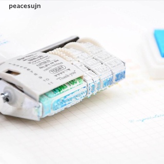 【jn】 Portable Roller Stamp Words Date Seal Inkpad DIY Scrapbooking Card Making Craft . (2)