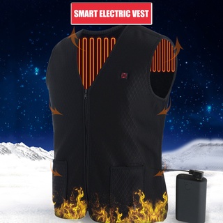 hermoso chaleco caliente de carga usb calentado al aire libre inteligente chaqueta de calefacción eléctrica