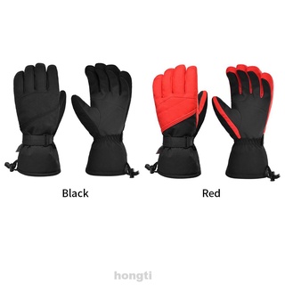 2 guantes universales cómodos para correr frío motocicleta hombres mujeres impermeables a prueba de viento invierno esquí guantes