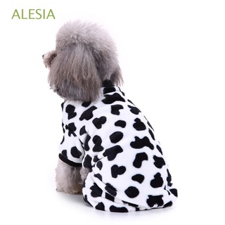 alesia para cachorros mascotas suministros de lana mascota pijamas perro abrigo leche vaca disfraz adorable ropa de mascota ropa de dormir