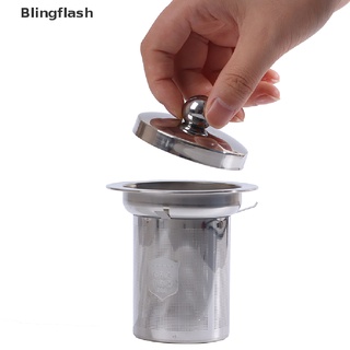 Blingflash - colador de té de acero inoxidable reutilizable, infusor de malla, infusor de hojas de té