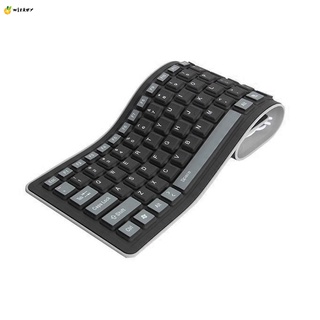 Foldable Silicone Keyboard USB Wired Flexible Soft Waterproof Keyboard Home Office