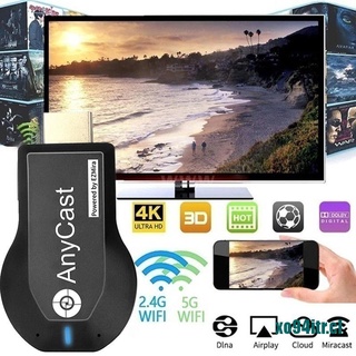 (tutuhoot) Anycast Miracast Airplay HDMI 1080P TV USB WiFi adaptadores de pantalla inalámbrica (1)