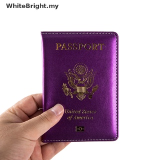 Pasaporte de viaje de cuero de la PU cubierta para el organizador de pasaportes Protector de pasaporte.