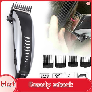 [Terlaris] cortador de pelo eléctrico con cable para el hogar, peluquería, afeitadora, cortador para bebé adulto