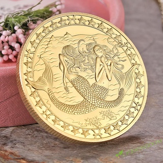 (formyhome) 5pcs constelación chapado en oro moneda conmemorativa regalo coleccionable (piscis)