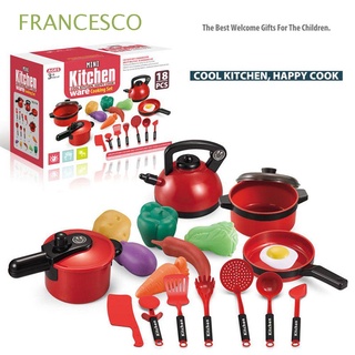 Juguetes De cocina De francia juguetes Para niños ollas ollas simulación De cocina juego De hornear juguete simulación De cocina/Multicolor