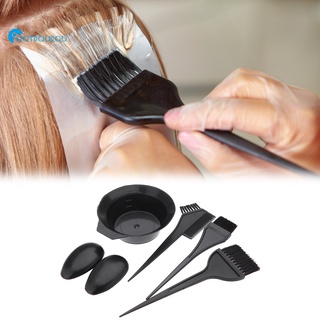 ho 1 Set Hair Dye Brush Skin-friendly Anti-deform ABS Hair Dye Coloring Brush Kit