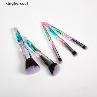 【xinghercool】 Crystal Makeup Brushes Eyeshadow Eyebrow Cosmetics for Face Fan Make Up Brush Hot
