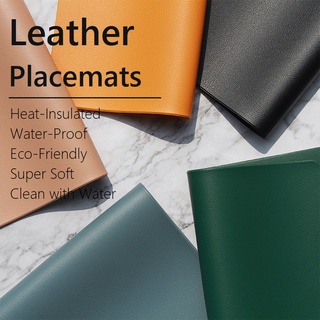 Mantel individual PVC impermeable mantel de cuero aislamiento térmico de alta calidad vajilla almohadilla antideslizante Simple manteles