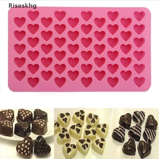 riseskhg molde de silicona love heart chocolate galletas molde para hornear cubitos de hielo bandeja ae21 *venta caliente