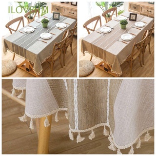 Ilovehm mantel De lino impermeable rectangular a prueba De grasa/Multicolorido Para fiesta De boda/cocina
