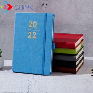 Chink nuevo horario libro diario de oficina planificador cuaderno 365 días 2022 creatividad calendario de negocios/Multicolor