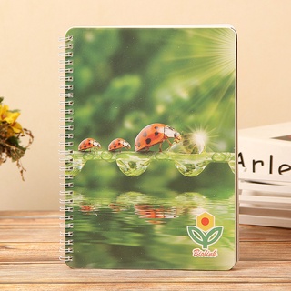 Cuaderno Simple estudiante Bloc de notas creativo cuaderno personalizado fresco cuaderno de bobina (2)