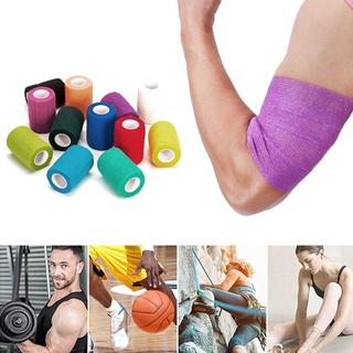 cinta adhesiva de tela no tejida para deportes, cinta adhesiva elástica médica, 5 cm x 4,5 m