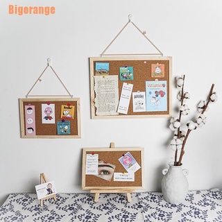 Bigorange (~) suave de madera carta mensaje tablero decoración postal foto pared corcho tablero Memo Board