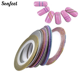 (Seafeel) 12 pegatinas de 1 mm de 1 mm, plástico multiusos, diseño creativo, pegatinas de uñas para maquillaje (4)