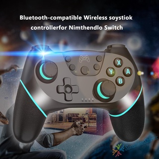 Ss.for Nintendo Switch inalámbrico Bluetooth compatible con el controlador con vibración de Motor Dual