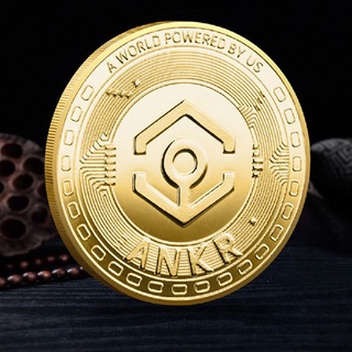 [cod] chapado en oro venta caliente ankr moneda de metal moneda física conmemorativa moneda caliente (4)