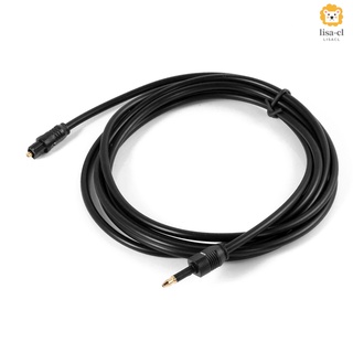 mini cable de 3,5 mm spdif cable de fibra óptica 3.5 a cable de audio óptico adaptador para macbook