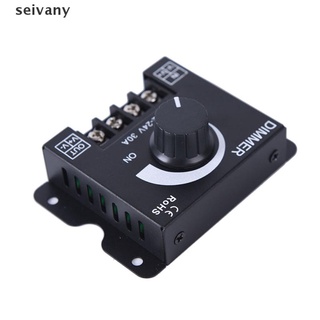 [seivany] 1pc dc12v/24v 30a interruptor led regulador regulador para tira led de un solo color negro