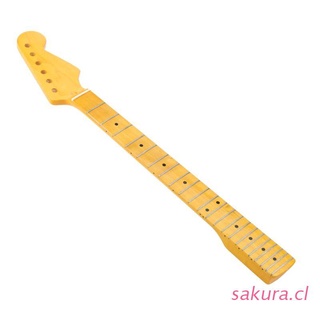 sakura 1pc arce madera guitarra eléctrica cuello 22 traste para fender tele piezas de repuesto de piezas de guitarra y accesorios